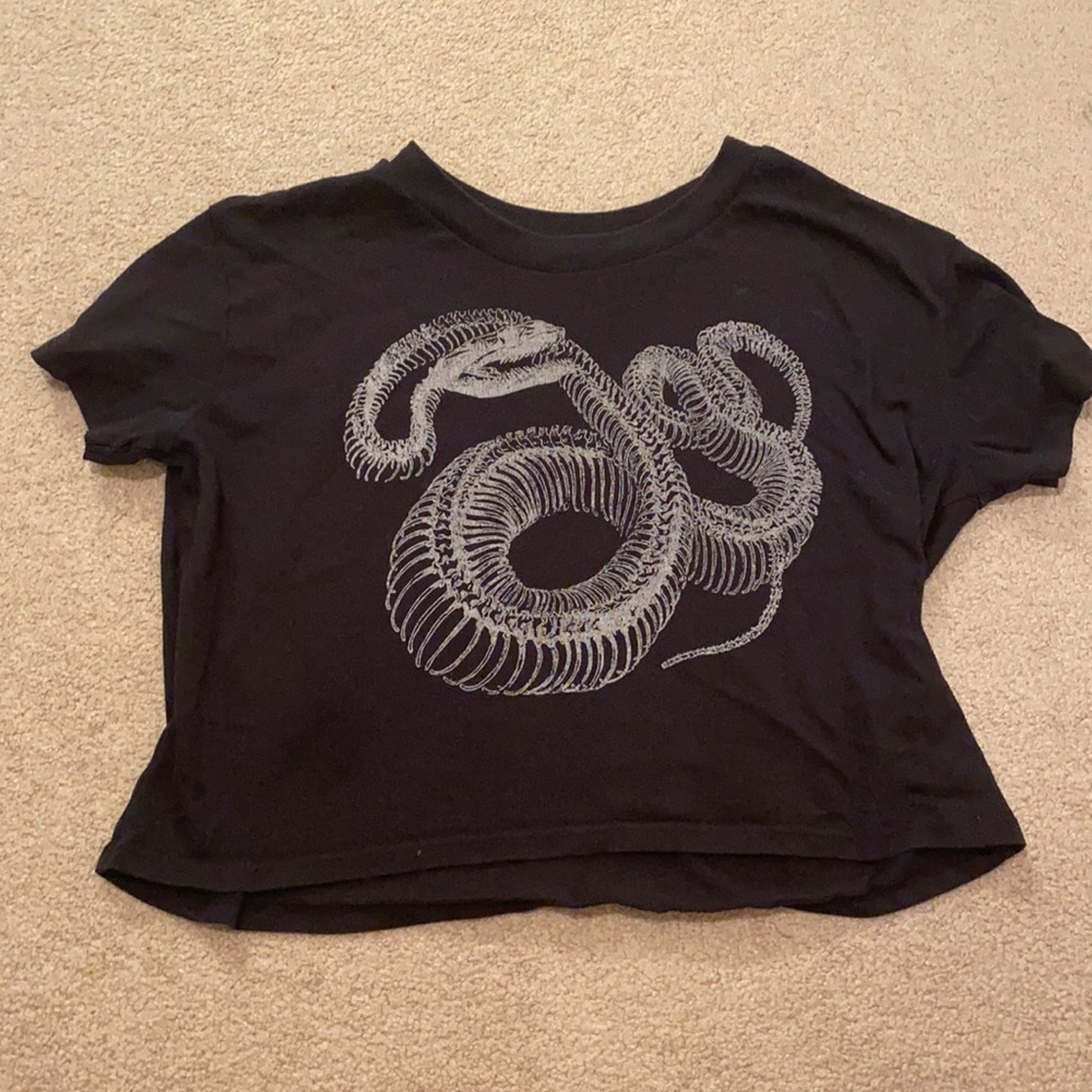 Black Snake Skeleton Shirt